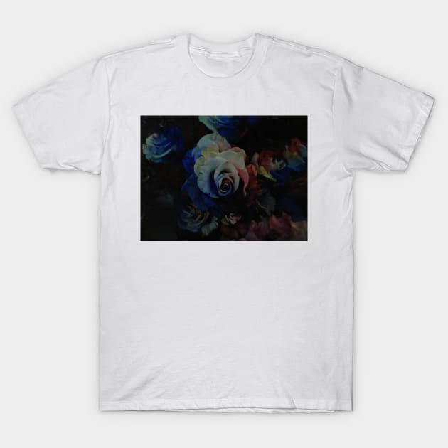 Harlequin Rose T-Shirt by xanderbaldini